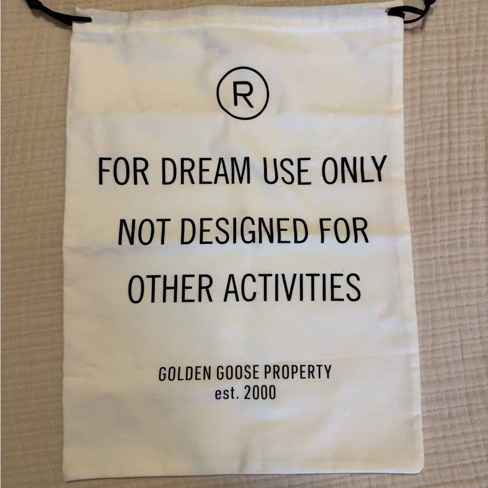 Brand New Golden Goose Dust Bag